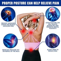 Posture Corrector for Women and Men – Adjustable Back Brace for Pain Relief -…