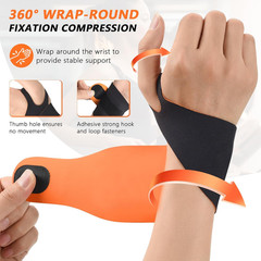 2PCS Ulnar Wrist Brace for Right & Left Hand, Ultra-Thin Elastic Wrist Wrap
