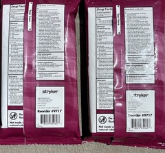 2 Stryker Sage 2% Chlorhexidine Gluconate Cloth 6 Disposable clothes 2 Packs I