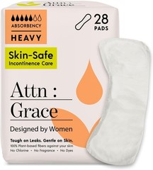 attn: Grace Heavy Ultimate Incontinence Pads Women Overnight Plant-Based [36 ct]