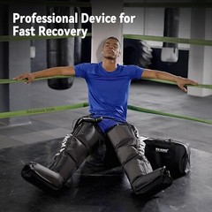 FIT KING Air Compression Recovery System Leg Massage Boots Circulation Therapy