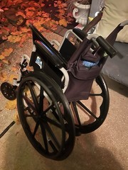 Health Line lightweight transport Folding wheelchair