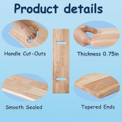 Pinewood Transfer Board, Slide Board for Transferring, Plus Size, XXL