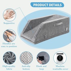 Leg Elevation Pillows for After Surgery, Ergonomic Keeps Knee Straight, Adjus…