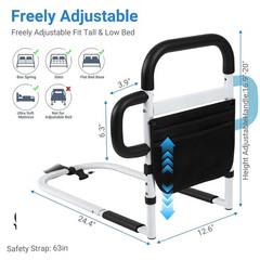 Elderly Bed Rails Adjustable Bed Side Rails Safety Bed Rails for Seniors