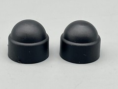 1/2 “ Nut End Caps, 2 Pk, Rollator Parts for the Carex Steel Rolling Walker, NEW