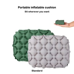 Inflatable Seat Cushion Ultralight, Compact Air Pad with Storage Bag Travel