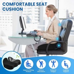 Cushion Lab Patented Pressure Relief Seat Cushion for Long Sitting Hours