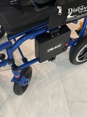 Electric folding wheelchair light weight aluminum