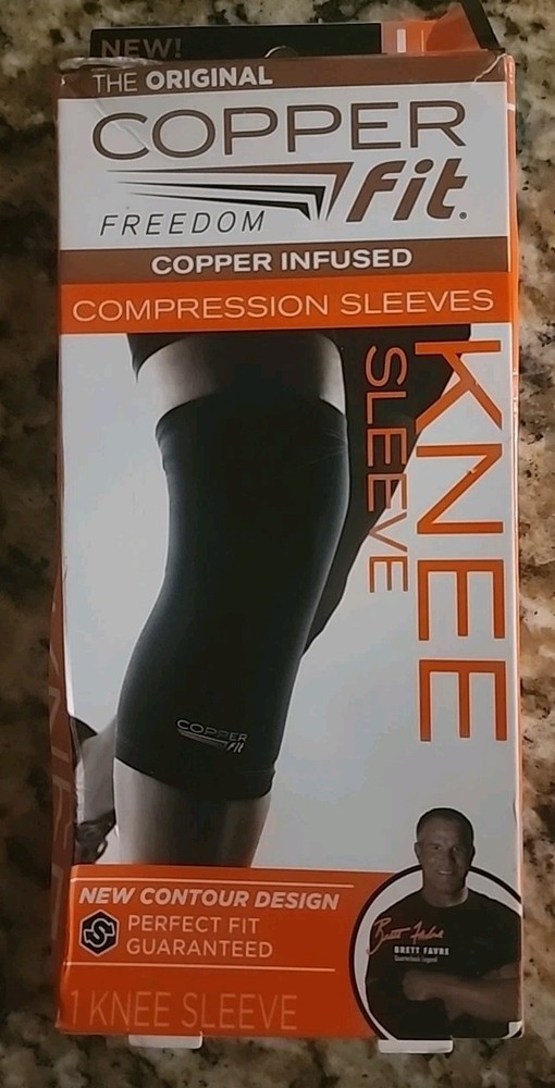 Copper Fit Freedom Copper Infused Compression Sleeves Knee Sleeve L Unisex k1