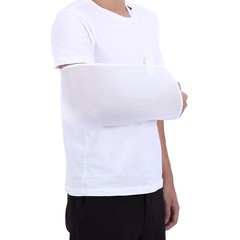 Adjustable Breathable Arm Sling Shoulder Immobilizer (White)
