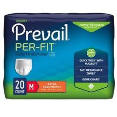 Prevail Disposable Underwear Medium Extra 80 Ct