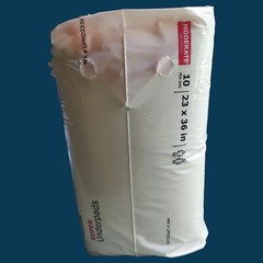 NEW! McKesson Super Disposable Underpads Fluff / Polymer 23X36″ UPMD2336 10 pads