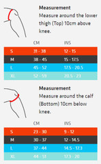 2 x Thermoskin Exo Stabilising Knee Sleeve Large 85110 for Knee Related Injuries