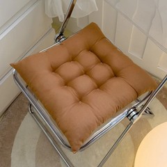 Soft 40*40cm Square Chair Cushion Thicken with Anti-skid Strap Student Seat Cush