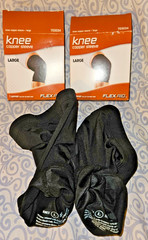 Copper Knee Sleeve Size Large Flex Aid 2 Supports For Left Or Right Knee