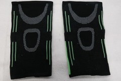 Knee Sleeve Neoprene Material Pain Relief / Black / Green / XL / (2 Pack) TF