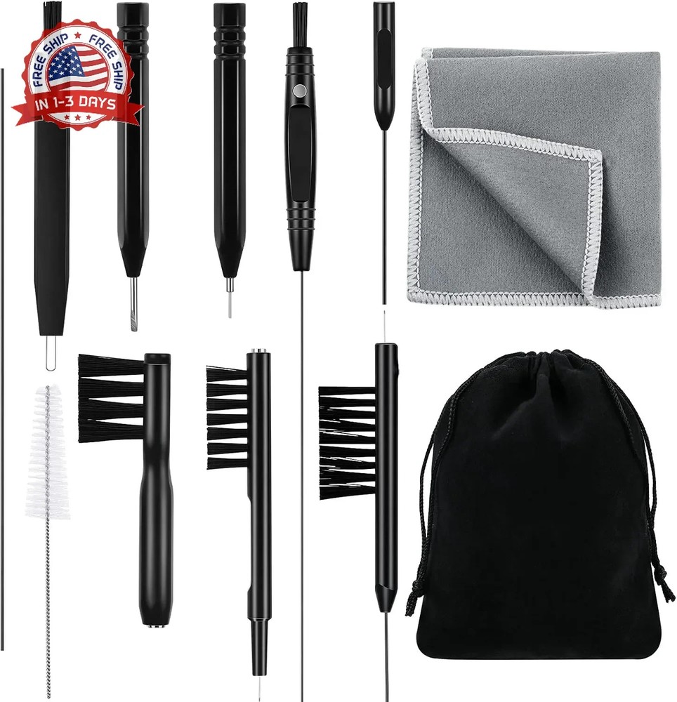 Patelai 12 Piece Hearing Aid Cleaning Kit – Includes Wax Loop, Magnet, Vent Clea