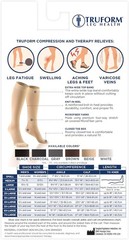 20-30 mmHg Knee High Compression Support Hose – Made in the USA for Optimal Care