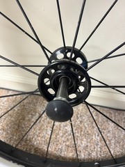 Pair 22” Off-Road Wheelchair Wheels Kenda Nevegal 22×1.95 Quick Release used