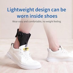 Inflatable AFO Foot Drop Brace Ankle Stabilizer Left Foot Small – Open Box
