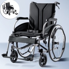 Yuwell H065C Lightweight Manual Wheelchair for Adults Foldable Transportation