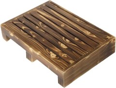 Solid Wood IndoorOutdoor 3 12 High Riser Step NonSlip All Weather Top