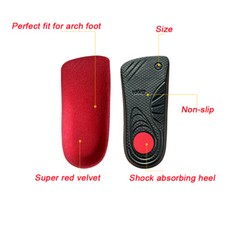 Orthotic Shoe Insoles Inserts Flat Feet High Arch Support for Plantar Fasciitis