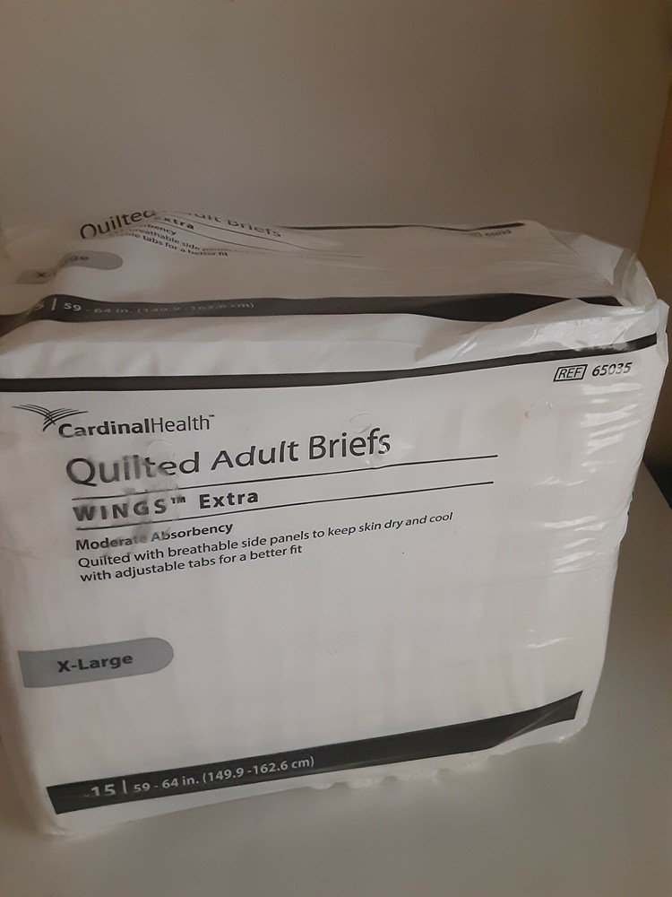 Quilted Adult Briefs X-Large