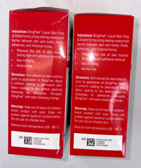 48 DermaRite 11238 StingFree™ Liquid Skin Prep & Shield 1mL Wands Ex 2027 & 2028
