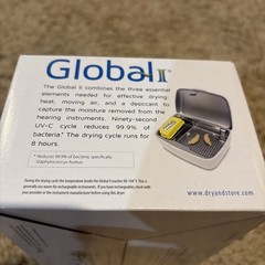 Dry and Store Global II UV-C Hearing Aid Dryer And Sanitizer TRG-AA￼