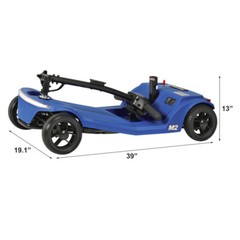 4 Wheels Foldable Senior Mobility Scooter 10-20 Miles 330bs Capacity 250W 5 Mph