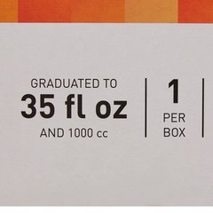 McKesson Female Urinal 32 oz. / 946 mL Translucent 6 Ct