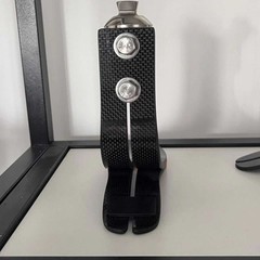 Carbon Fiber Prosthetic Foot Kit w/ Shell, Sock & Forefoot Pad 22-28cm L/R