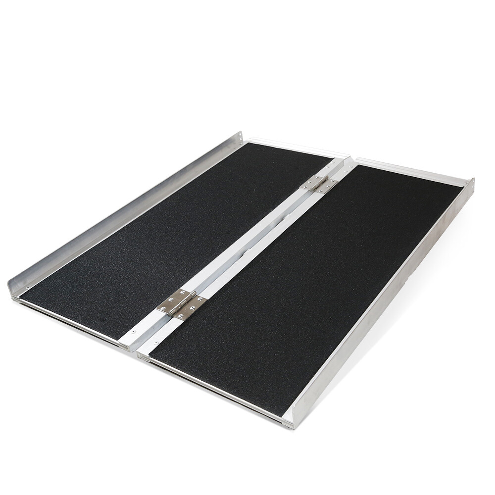 AllCure 3′ (36″ x 31″) Extra Wide Aluminum Foldable Wheelchair Loading Ramp