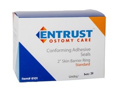 ENTRUST Ostomy Care – Conforming Adhesive Seal Rings, 2″ – 6101