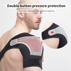 Adjustable Orthopedic Shoulder Bandage Brace Therapy Back Shoulder Support Wrap