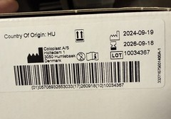 Coloplast 16756 Opaque SenSura Mio Convex Ostomy Pouch 5/8 to 1-5/16 in, w/ Box