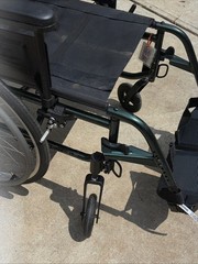 Quickie LXI Transit Folding Wheelchair In Mint Condition 18×17 Inches