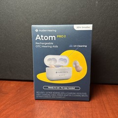 Audien ATOM PRO 2 Wireless Rechargeable OTC Hearing Aids (8043)