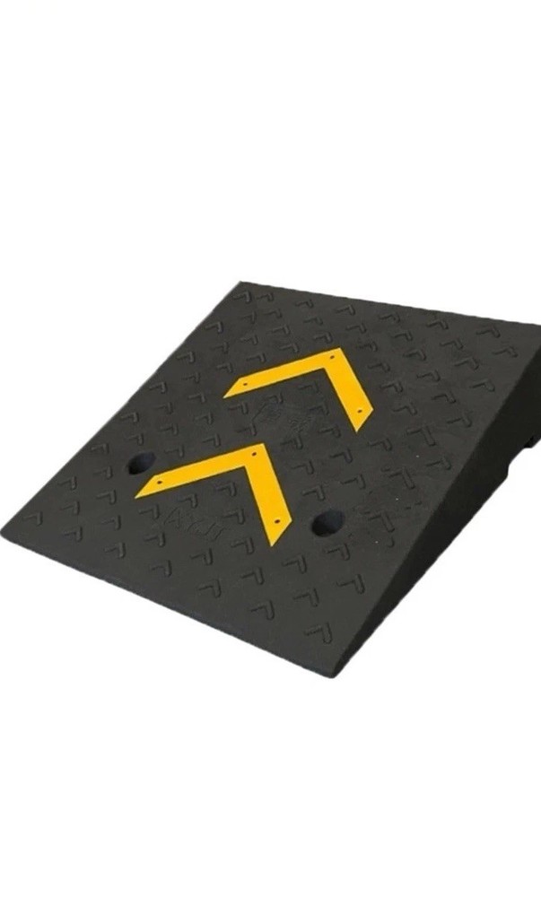Heavy Duty Rubber Threshold Ramp, 5 Inches Rise Height 7000lbs Load Capacity