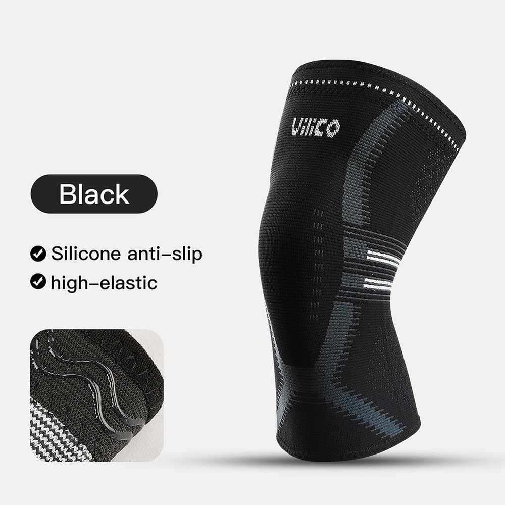1/2PCS Anti-Slip Knee Sleeve Knee Support Brace for Running Basketball Gym Sport