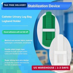 12 PCS Catheter Stabilization Device,Self Adhesive Catheter Tube Urinary Leg Bag