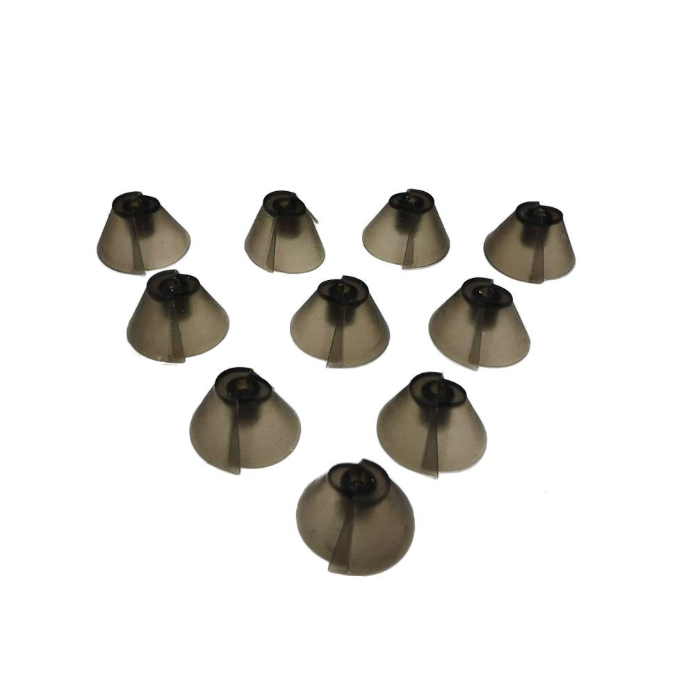 Dark Gray Hearing Aid Domes Standard Receiver Tulip Domes GN Resound Sure Fit