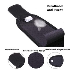 Wrist Brace Adjustable Support Hand Strap 1 Count (Pack of 1), Black