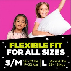 Ninjamas Girls Bedwetting Nighttime Underwear Ultra Absorbent & Hypoallergenic
