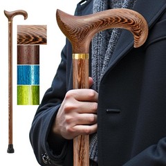 Wooden Walking Cane For Men & Women Support Up To 300 Lbs Available In Inches