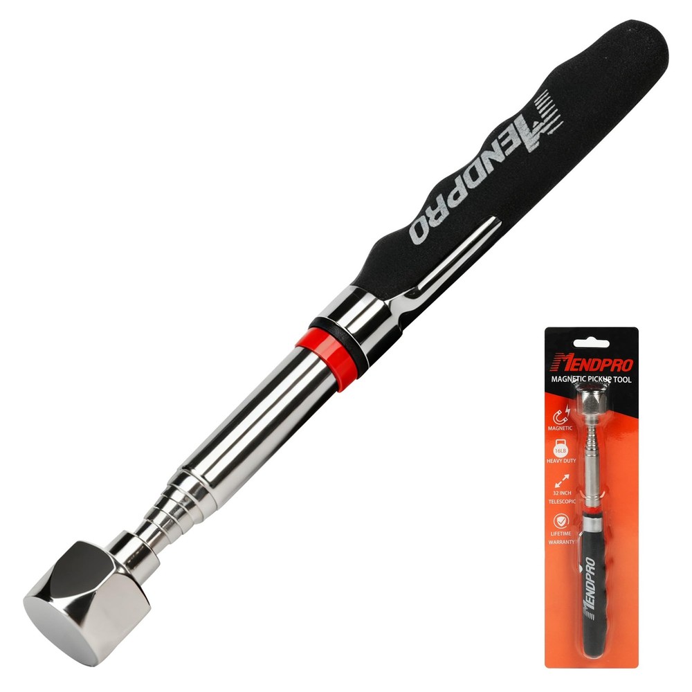 Telescoping Magnetic Pickup Tool, 32″ Extendable 16LB Strong Magnet Stick Tel…