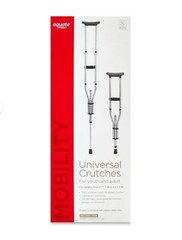 Equate Universal Crutches for Youth & Adult – Adjustable – IN BOX