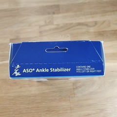 Med Spec ASO Ankle Stabilizer Left or Right Medium Model 264014 Black NEW IN BOX